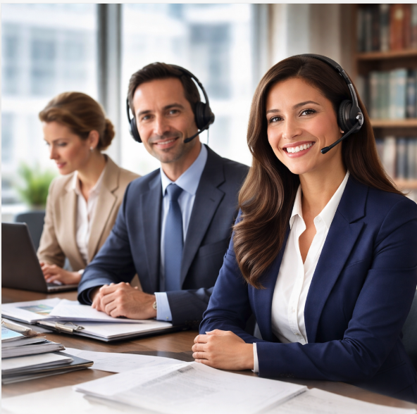 Spanish deposition interpreter assisting attorney during a legal meeting